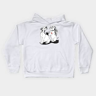 Dalmatian Tattoo Studio Kids Hoodie